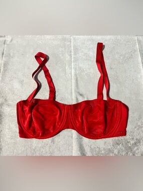 SKIMS Red Underwire Bra